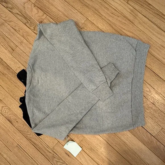 Frame Denim Bow Sweatshirt Crew Neck Pullover Casual NWT Size XS - Picture 13 of 13